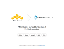 Tablet Screenshot of mkindlustus.ee